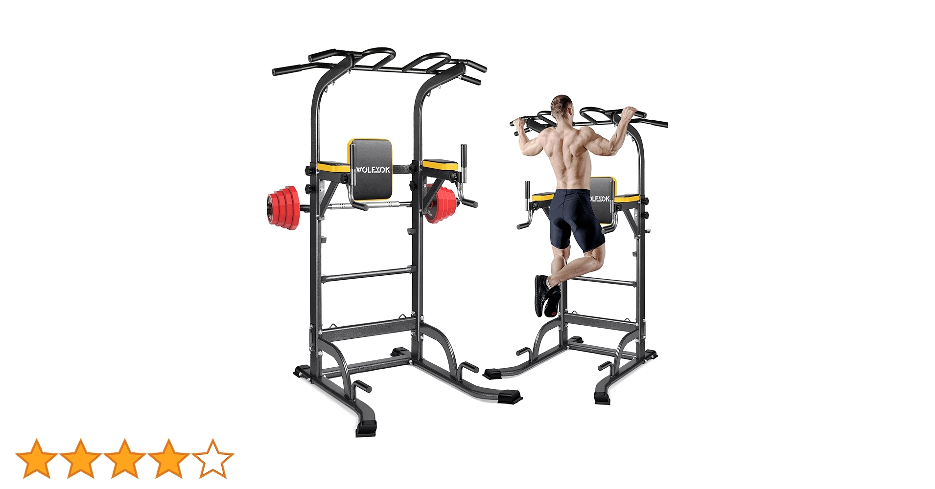 【神奈川県】Wolfyok fitness 懸垂マシン 7in1多機能 Amazon | 懸垂マシン 【7in1多機能・改良バー・耐荷重200kg